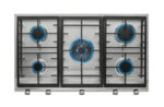 Teka Gas hob with 5 high efficiency burners and cast iron grills in 90 cm of natural gas|EX 90.1 5G AI AL DR CI