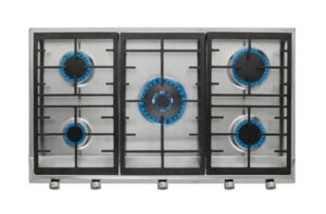 Teka Gas hob with 5 high efficiency burners and cast iron grills in 90 cm of natural gas|EX 90.1 5G AI AL DR CI