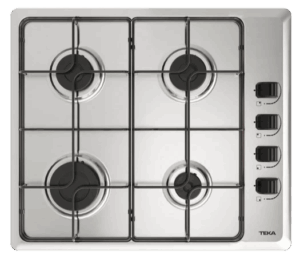 Teka Gas hob with 4 cooking zones and auto ignition|HLX 640 KB